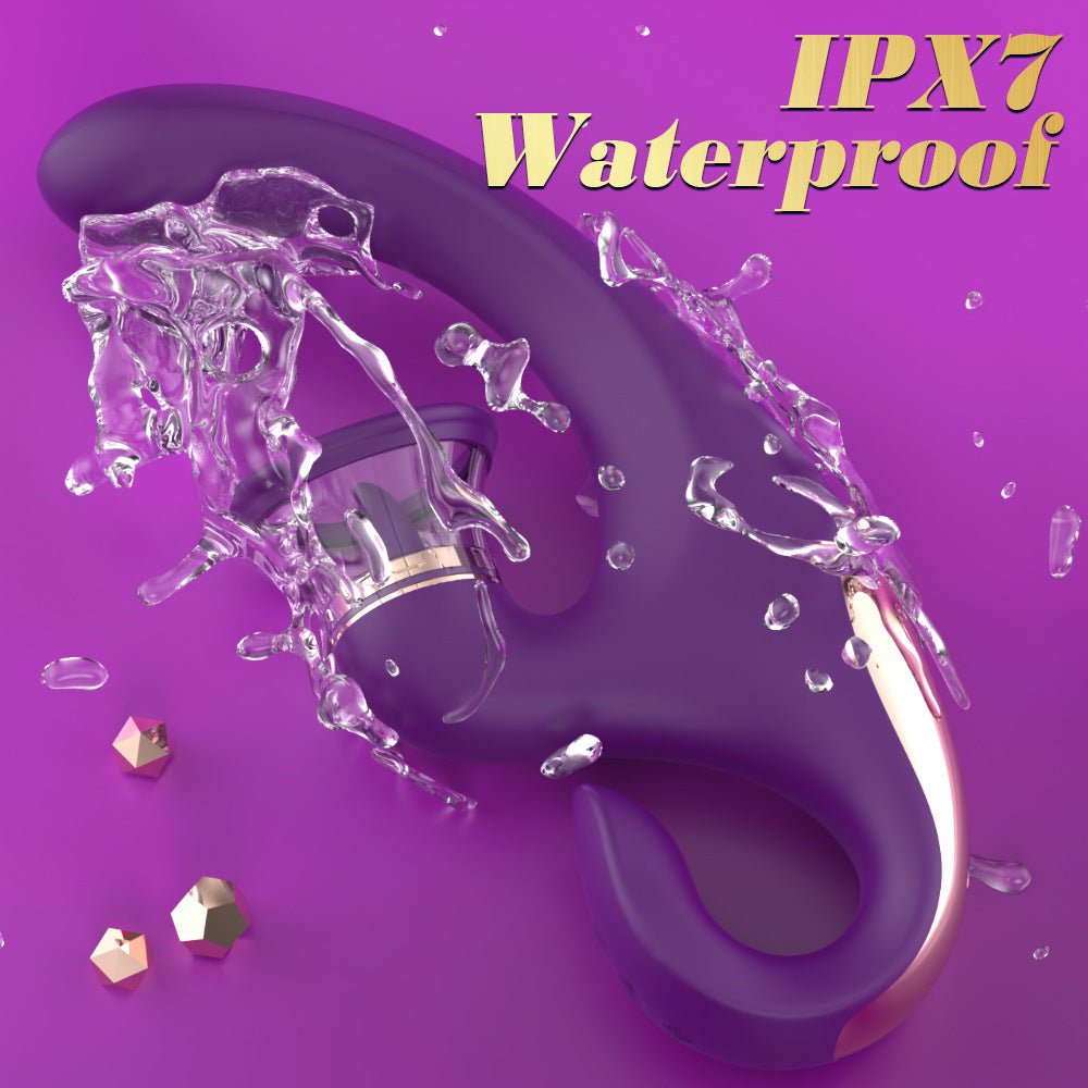 Adult products U - shaped Cute FOX clitoral G - spot vibrator soft silicone - Lovetoys wholesales shop