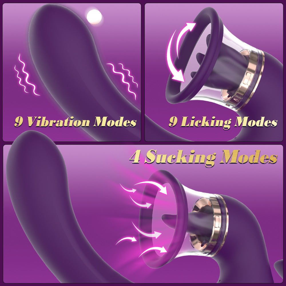 Adult products U - shaped Cute FOX clitoral G - spot vibrator soft silicone - Lovetoys wholesales shop