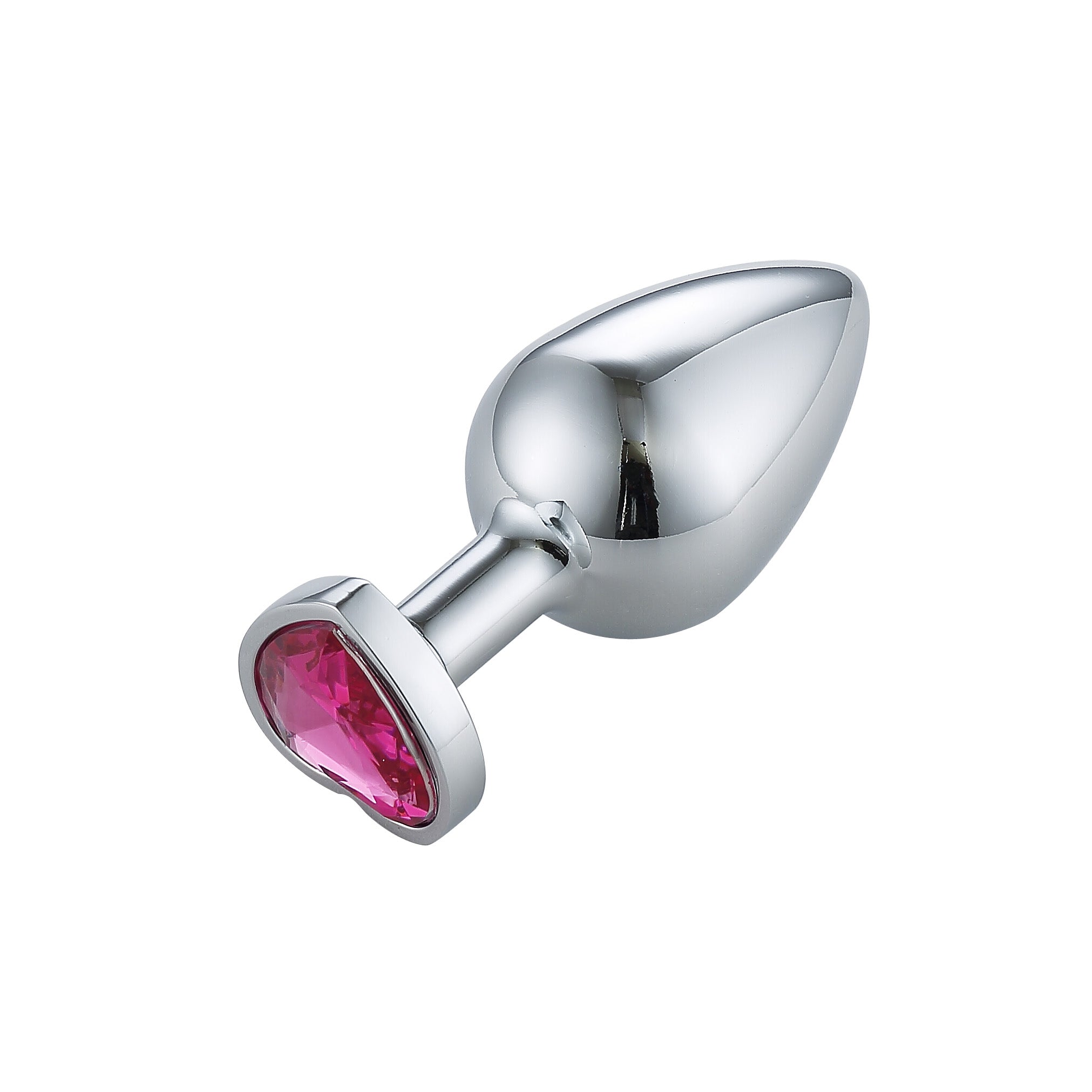 Adult sex products Heart Jeweled Stainless Steel Butt Plug - Lovetoys wholesales shop