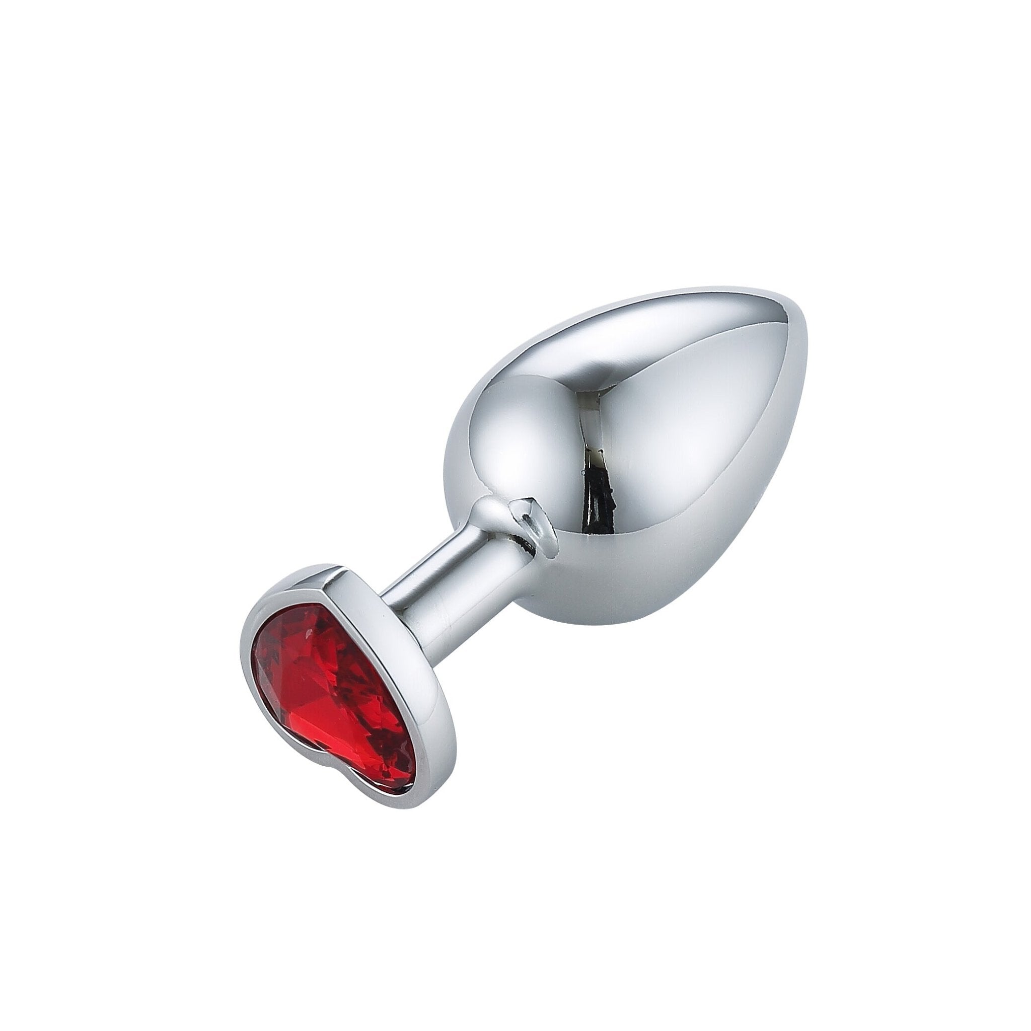 Adult sex products Heart Jeweled Stainless Steel Butt Plug - Lovetoys wholesales shop