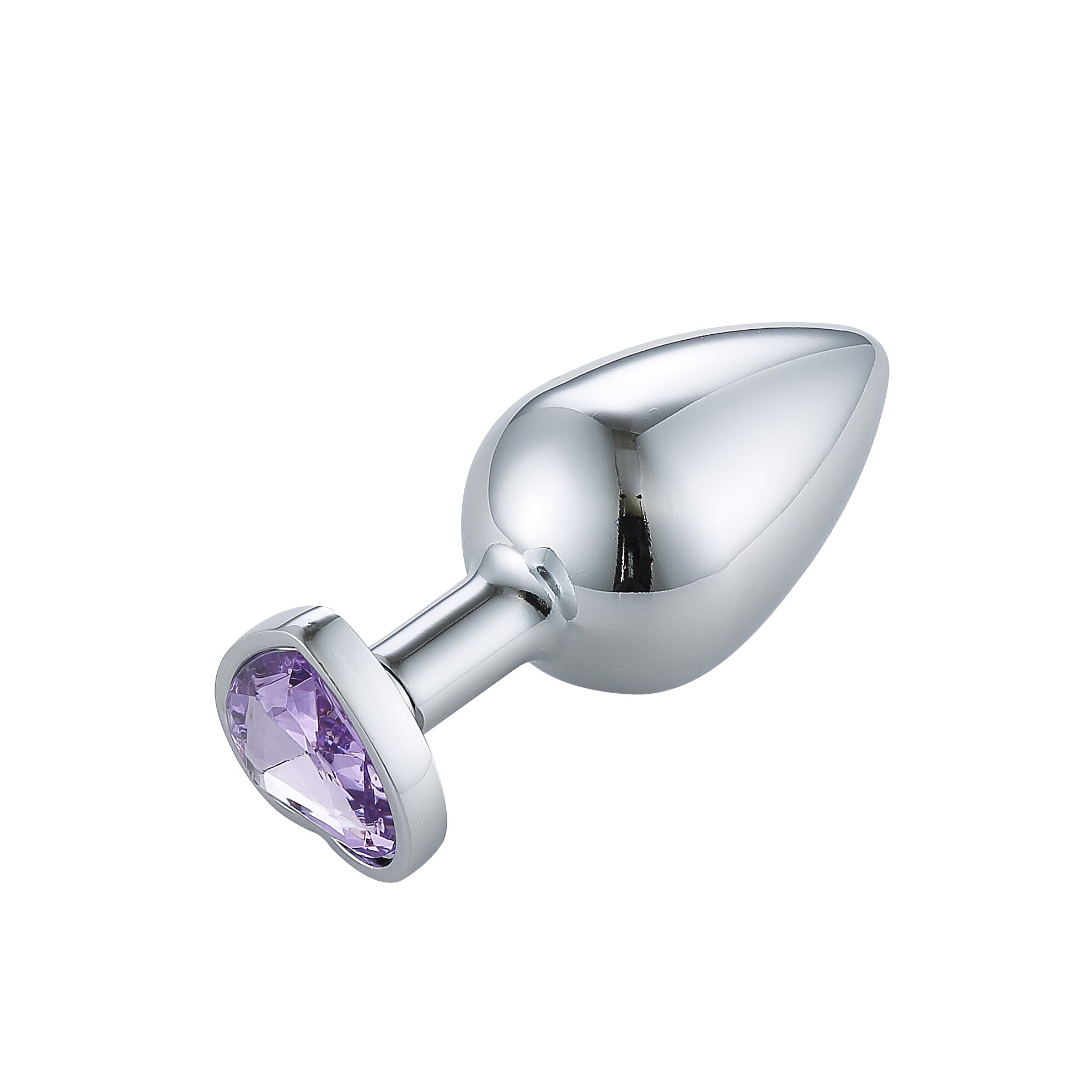 Adult sex products Heart Jeweled Stainless Steel Butt Plug - Lovetoys wholesales shop