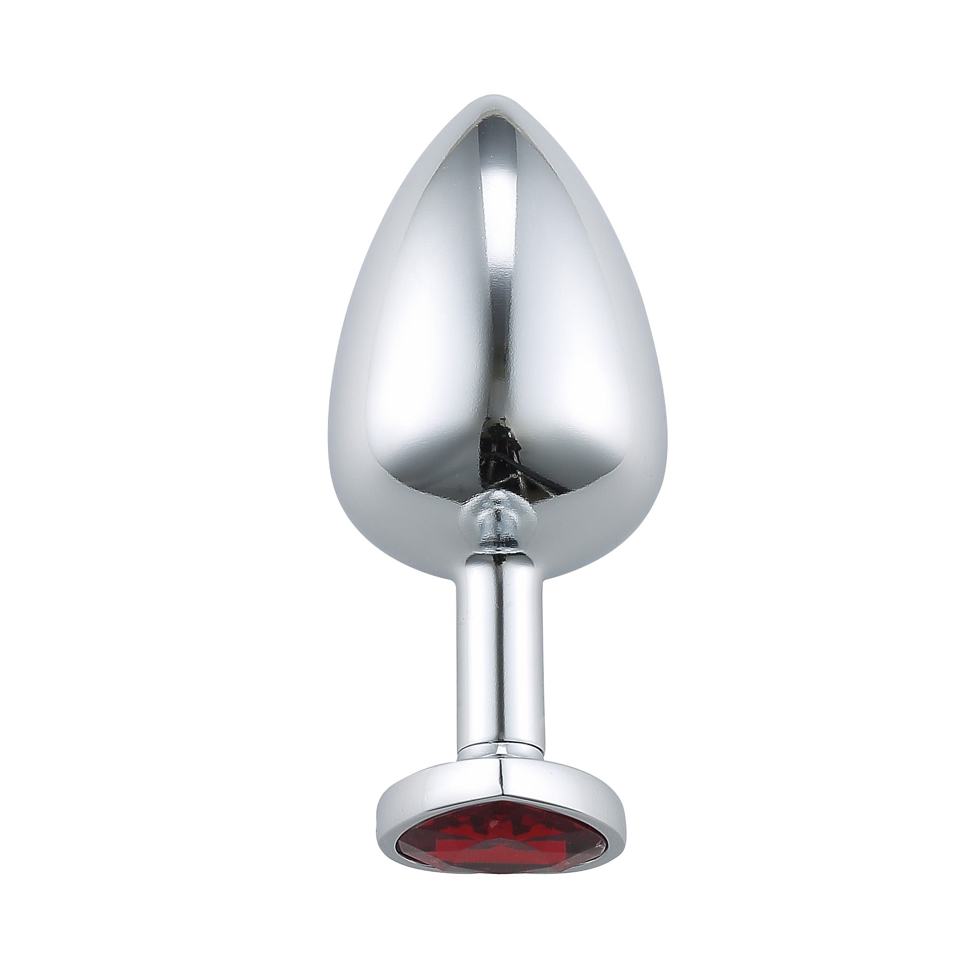 Adult sex products Heart Jeweled Stainless Steel Butt Plug - Lovetoys wholesales shop