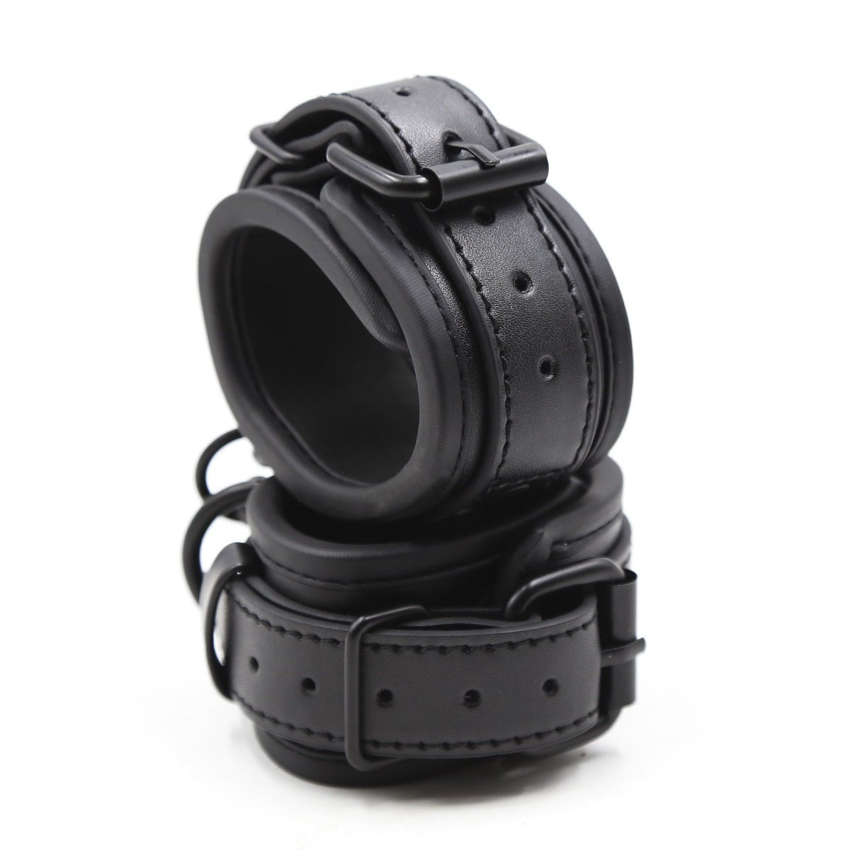 Adult Sex Products Hemming Faux Leather Handcuffs - Lovetoys wholesales shop