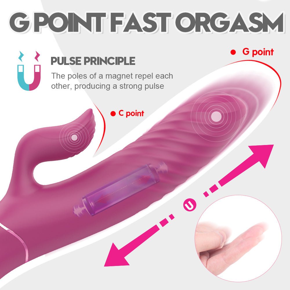 Adult sex products plush vibrator female masturbator AV orgasm massager - Lovetoys wholesales shop