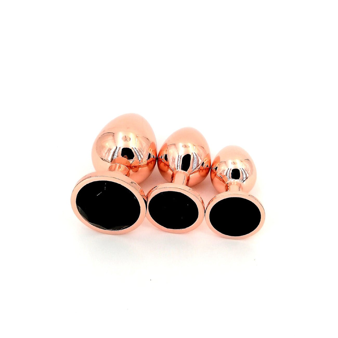 Adult sex products Rose Gold Anal Plug With Diamond - S - Lovetoys wholesales shop