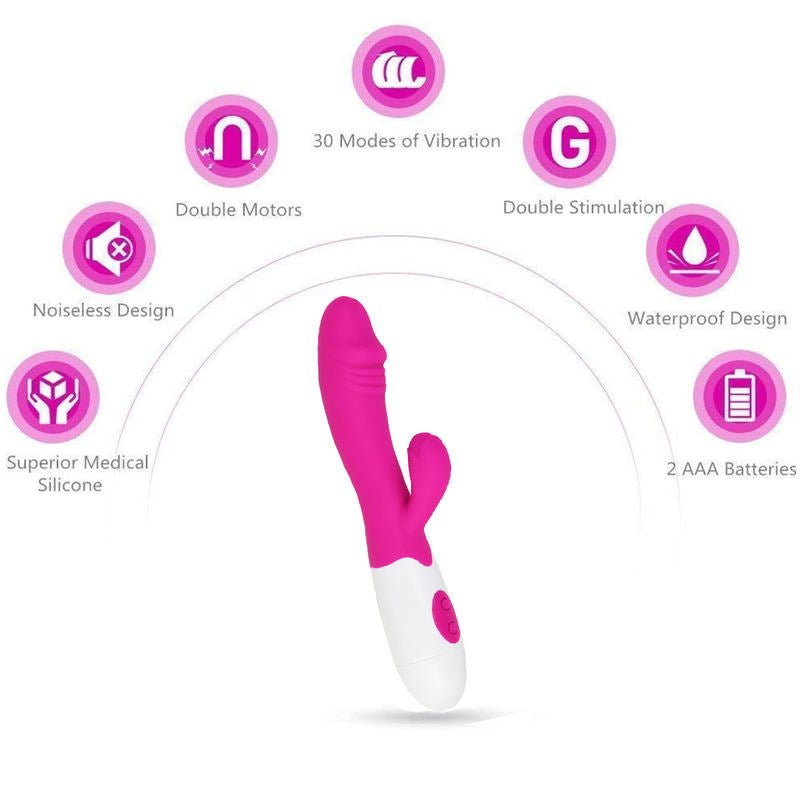 Adult Sex Toy Thrusting Rabbit Sex Vibrator for Women - Lovetoys wholesales shop