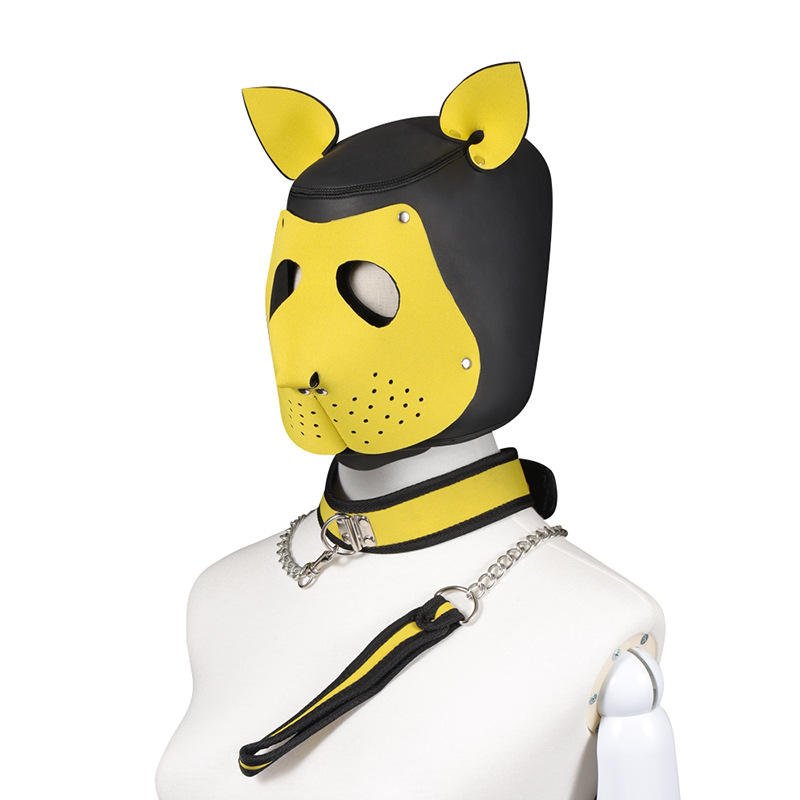 Adult Sex Toys Cosplay Headgear Show Sex Training Toys Collar Traction Rope Set Role Play Headgear - Lovetoys wholesales shop