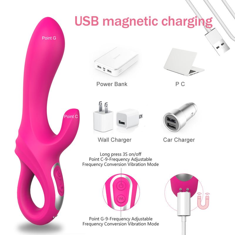 Adult Sex Toys Rabbit Silicon Sex G - Sopt Pussy AV Wand Vibrator Female Clitoral Vibrator - Lovetoys wholesales shop