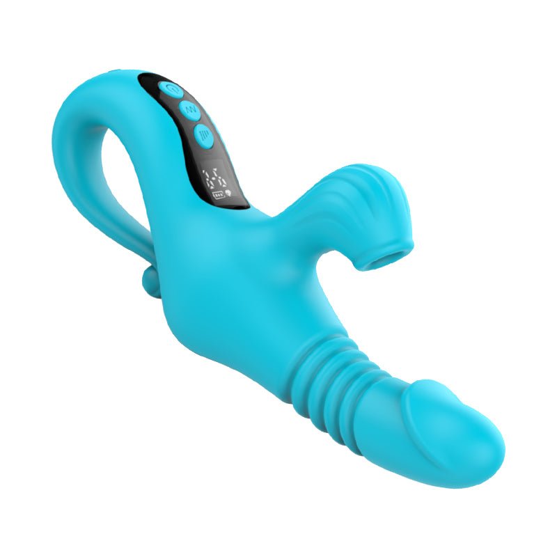 Adult Vibrator Sex Toys Stretch And Suction Vibration Dildo - Lovetoys wholesales shop
