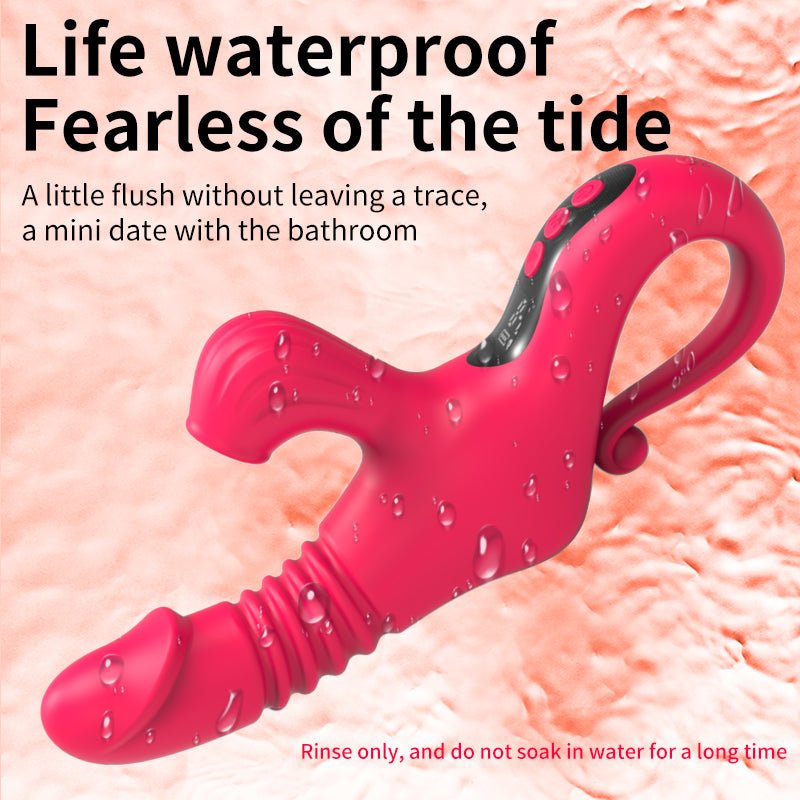 Adult Vibrator Sex Toys Stretch And Suction Vibration Dildo - Lovetoys wholesales shop