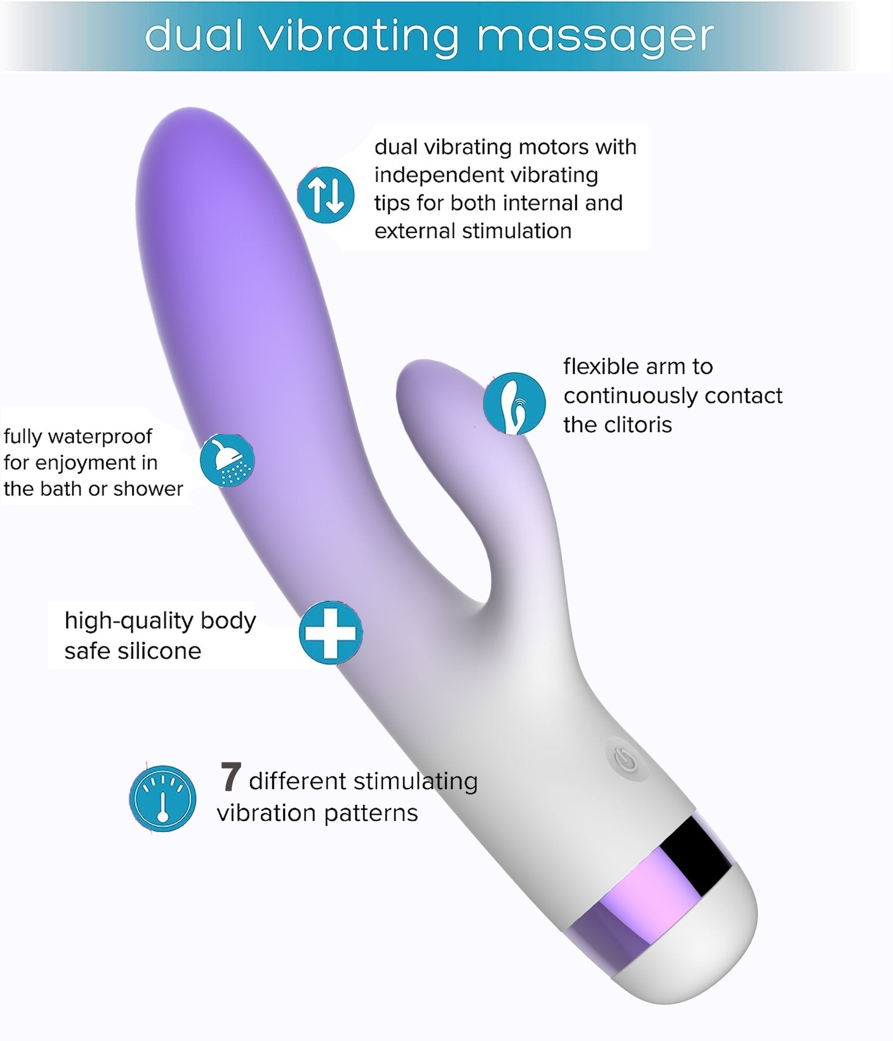 Adult Wand Vibrator Female Clitoral Sex Toys Vibrator for Ladies Women - Lovetoys wholesales shop