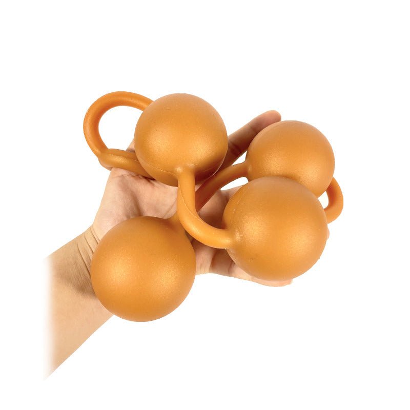 Anal Beads Chain with 4 Balls - Lovetoys wholesales shop