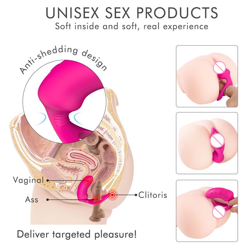 Anal Massage Vibrator with Stimulator of the Clitoris Penis Vibrator - Lovetoys wholesales shop