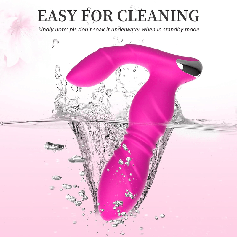 Anal Plug Prostate Massager Telescopic Vibration Masturbation Device - Lovetoys wholesales shop