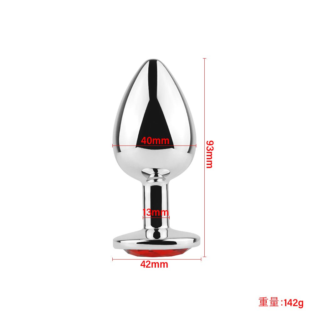AS - 1955 Butt plug with diamond - Lovetoys wholesales shop