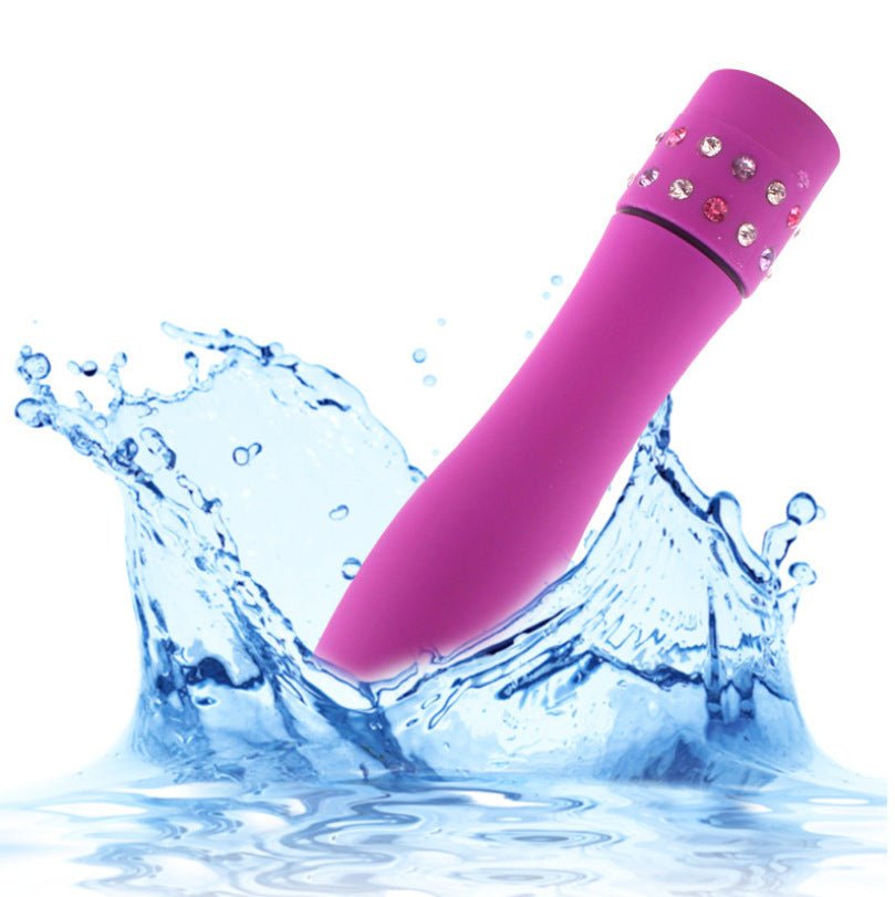 AS - 1975 Smart Shine mini pink vibrator with rhine stones - Lovetoys wholesales shop
