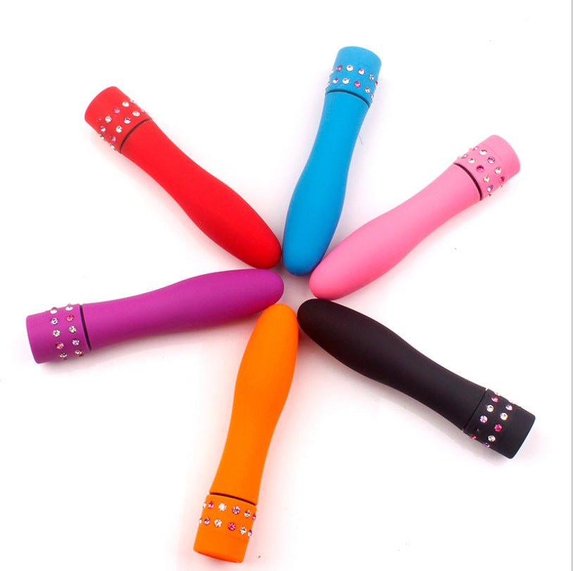 AS - 1975 Smart Shine mini pink vibrator with rhine stones - Lovetoys wholesales shop