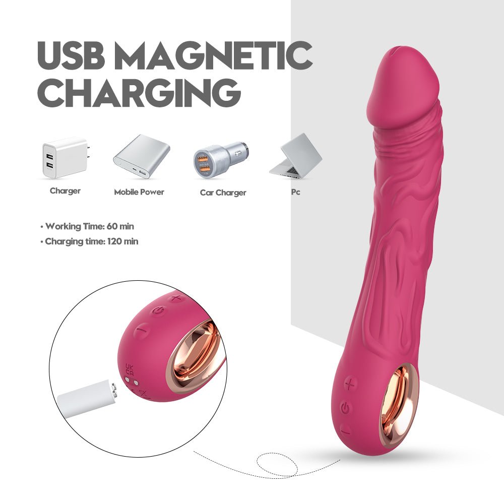 AS - 1985 Simulated penis vibrator Skin - Lovetoys wholesales shop