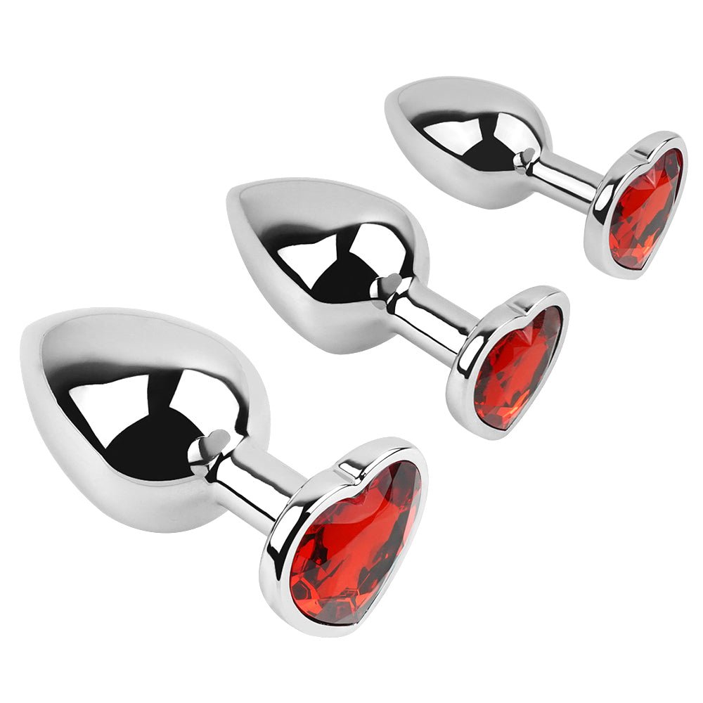 AS - 1988 Anal Plug 3pcs/set - Lovetoys wholesales shop