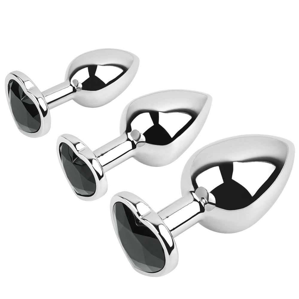 AS - 1988 Anal Plug 3pcs/set - Lovetoys wholesales shop