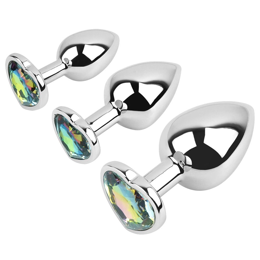 AS - 1988 Anal Plug 3pcs/set - Lovetoys wholesales shop