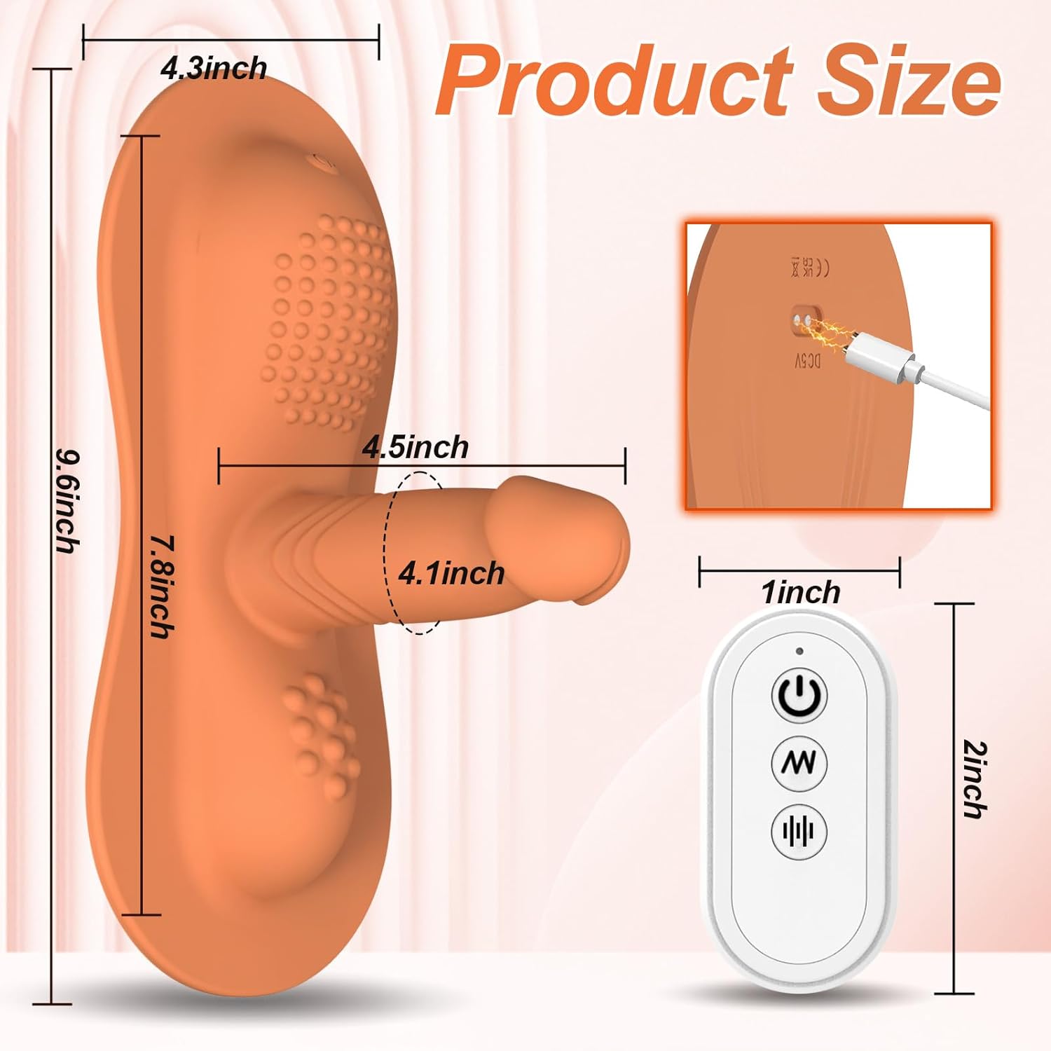 AS - 2072 Vibrator Clit Stimulator Remote Vibrating Modes - Lovetoys wholesales shop