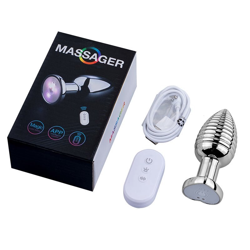 AS - 2079 App control stainless anal plug - Lovetoys wholesales shop