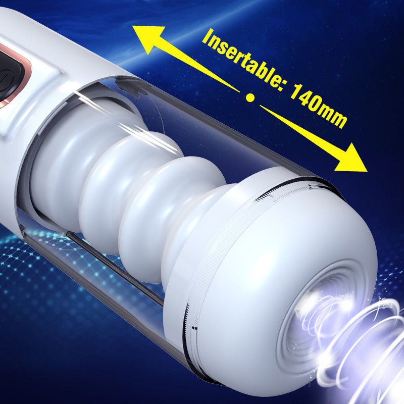 AS - 2086 Telescopic Pronunciation Airplane Cup Male Masturbator - Lovetoys wholesales shop