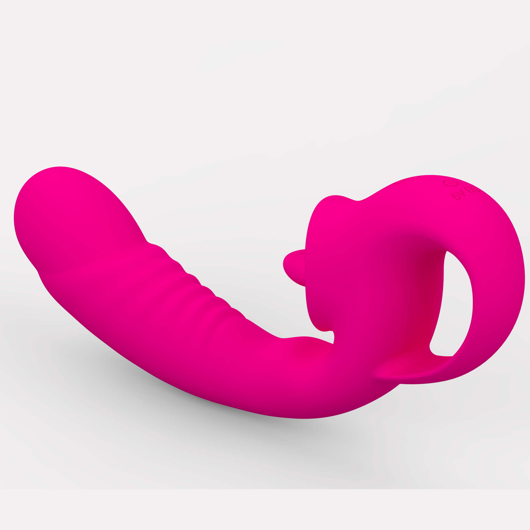 AS - 2103 Pink tongue licking vibrator 10 frequencies - Lovetoys wholesales shop