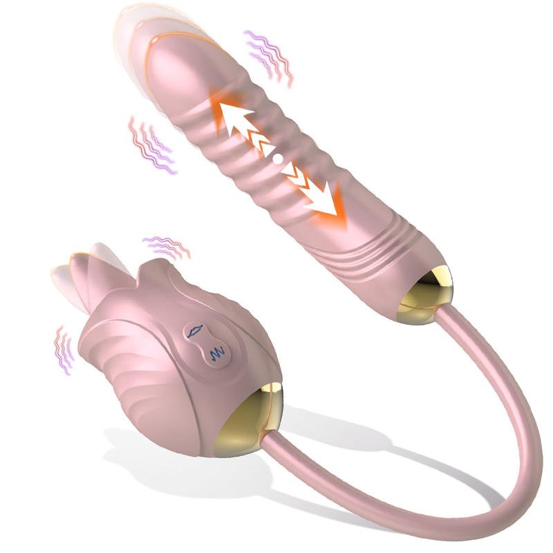 Automatic Rose Shaped Vibrating Rose Vibrator Sex Toys - Lovetoys wholesales shop