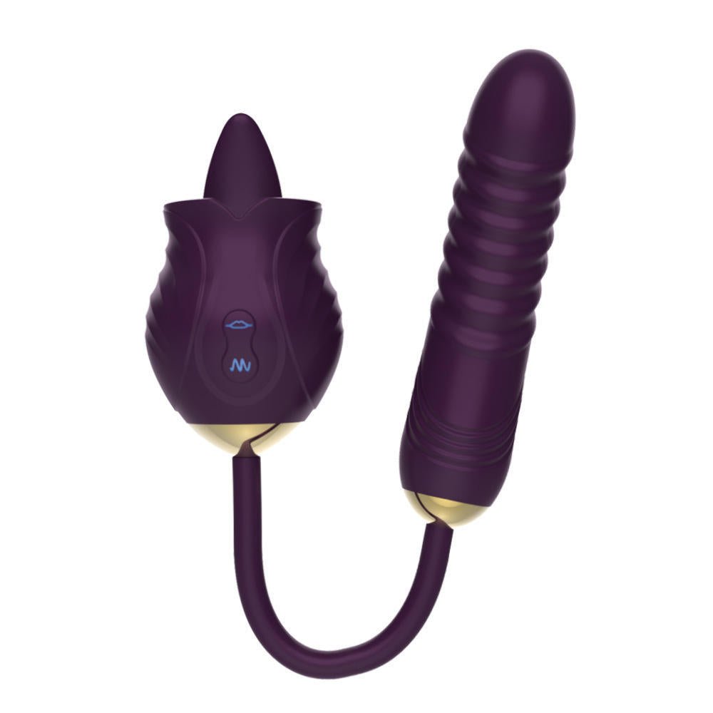 Automatic Rose Shaped Vibrating Rose Vibrator Sex Toys - Lovetoys wholesales shop