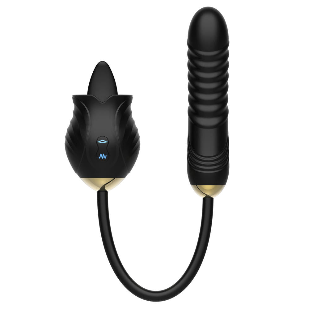 Automatic Rose Shaped Vibrating Rose Vibrator Sex Toys - Lovetoys wholesales shop