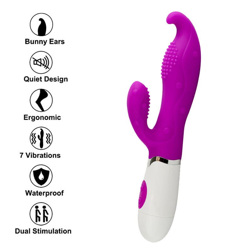 Battery Powered Vibrators 2 AA Batteries Rabbit Vibrator Women Sex Toys - Lovetoys wholesales shop
