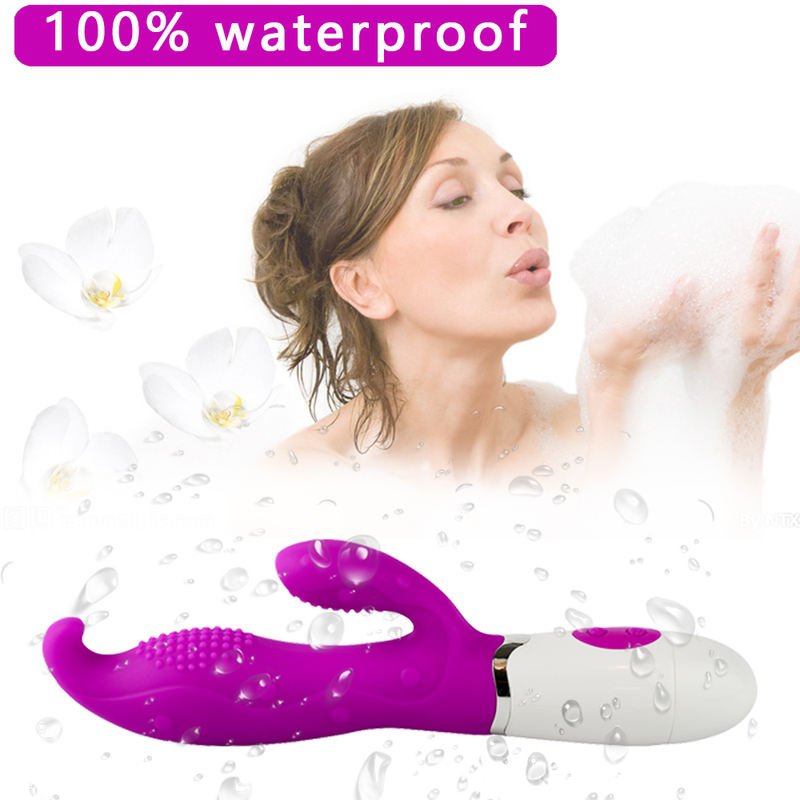 Battery Powered Vibrators 2 AA Batteries Rabbit Vibrator Women Sex Toys - Lovetoys wholesales shop