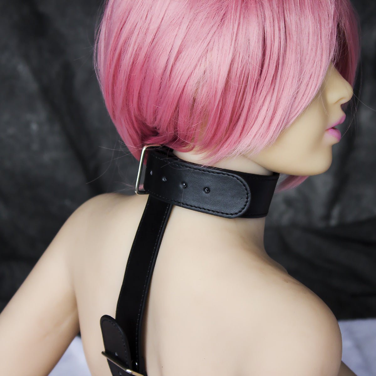 BDSM bondage Strict Leather Neck - Wrist Restraint - Lovetoys wholesales shop