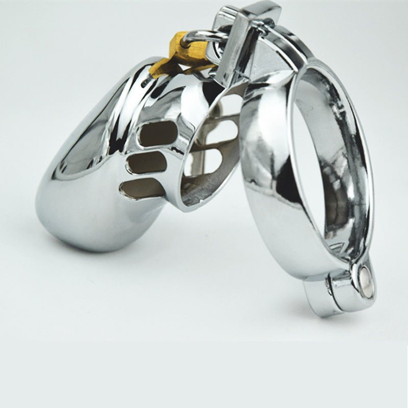 BDSM Male Locking Chastity Cock Cage Device - Lovetoys wholesales shop