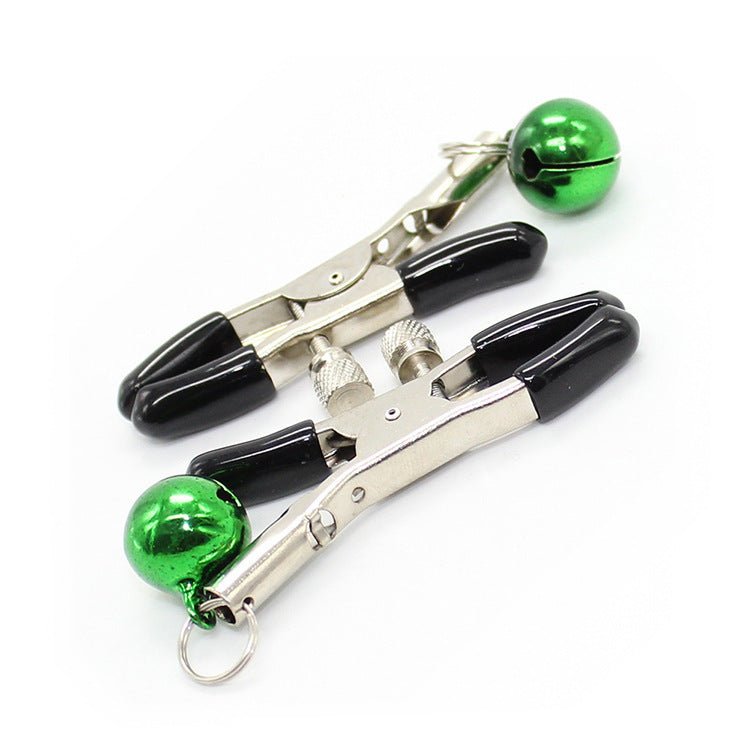 BDSM Nipple Clamps with Colorful Bell - Lovetoys wholesales shop