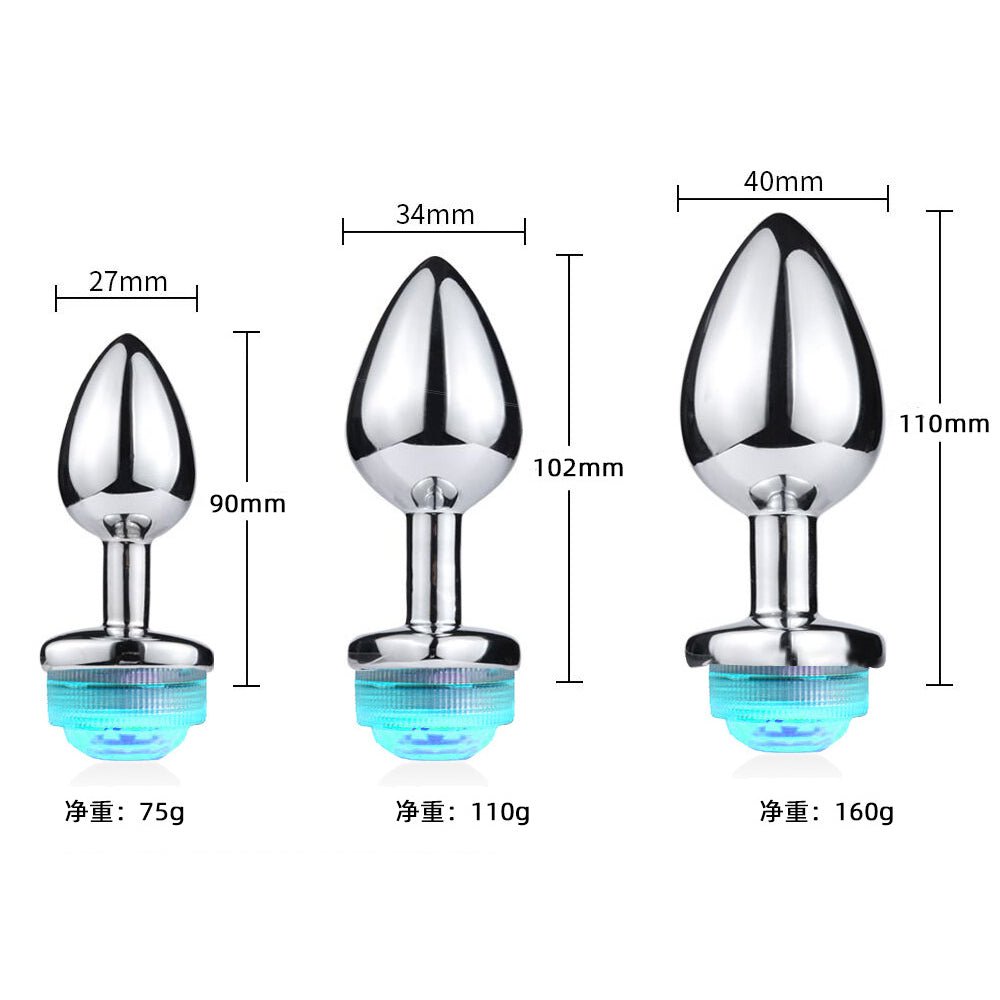 bdsm sex toys LED Light Up Anal Plug - Lovetoys wholesales shop