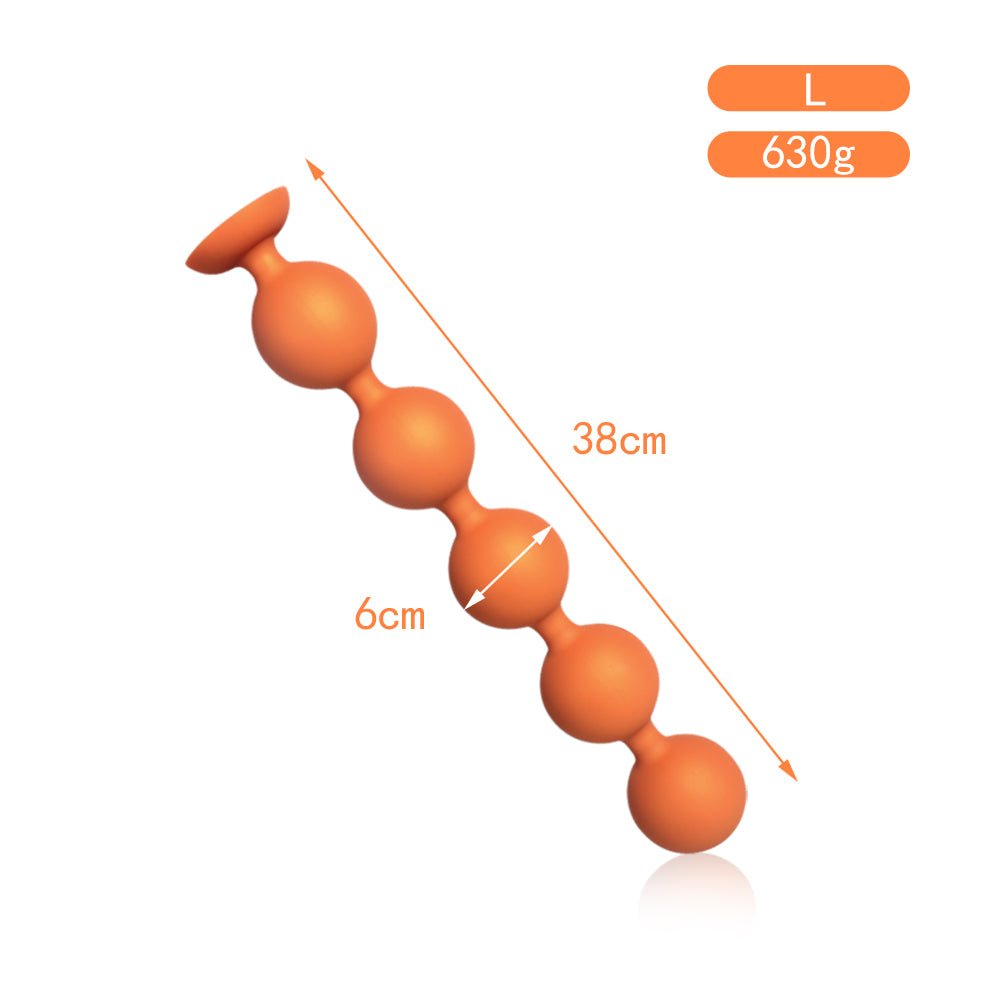 Bead anal plug Anus Dilator Butt Plug with Suction - Lovetoys wholesales shop