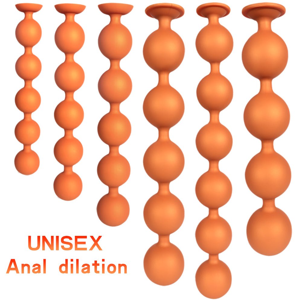 Bead anal plug Anus Dilator Butt Plug with Suction - Lovetoys wholesales shop