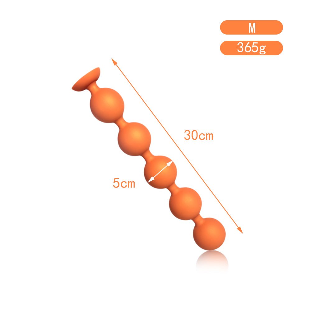 Bead anal plug Anus Dilator Butt Plug with Suction - Lovetoys wholesales shop