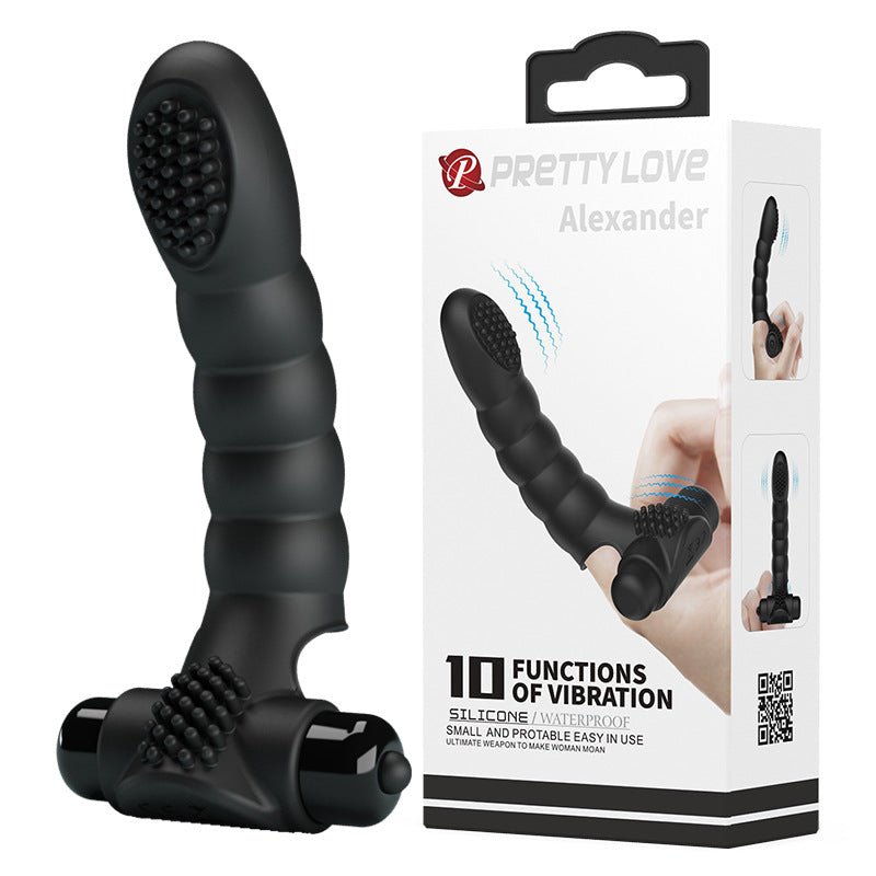 BI - 014707 Women's Intimacy Silicone Finger Vibrator - Lovetoys wholesales shop