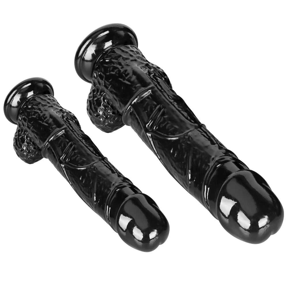 Big Black Dildo With Realistic Veins - Lovetoys wholesales shop