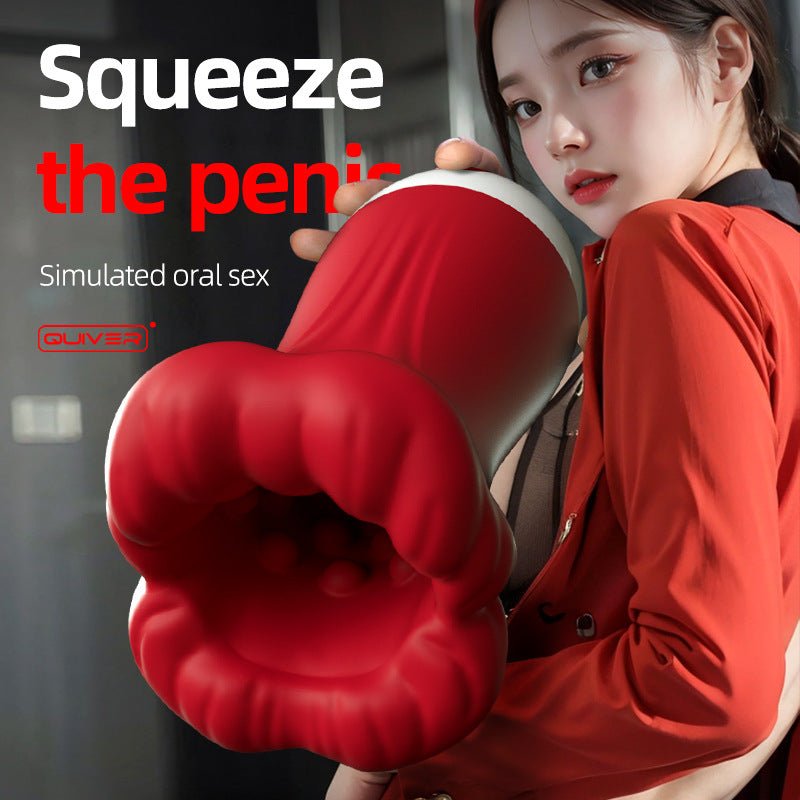 Big Mouth APP Control Blowjob Male Masturbator - Lovetoys wholesales shop