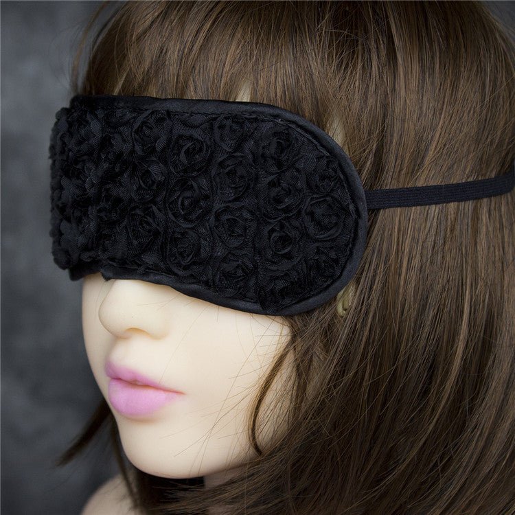 Blindfold with Flower Detail - Elastic Band - Lovetoys wholesales shop