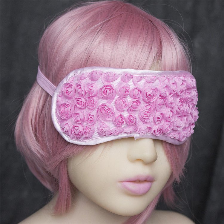 Blindfold with Flower Detail - Elastic Band - Lovetoys wholesales shop