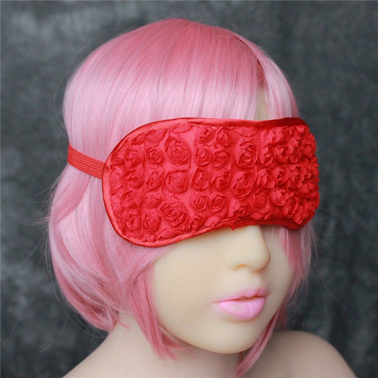 Blindfold with Flower Detail - Elastic Band - Lovetoys wholesales shop