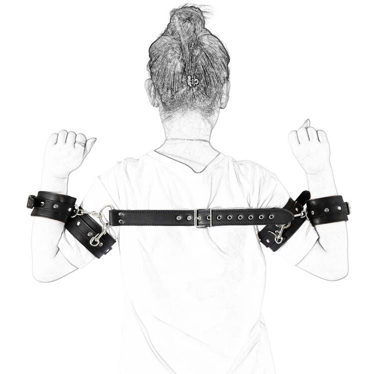 Bondage Back Bicep Cuff - Lovetoys wholesales shop