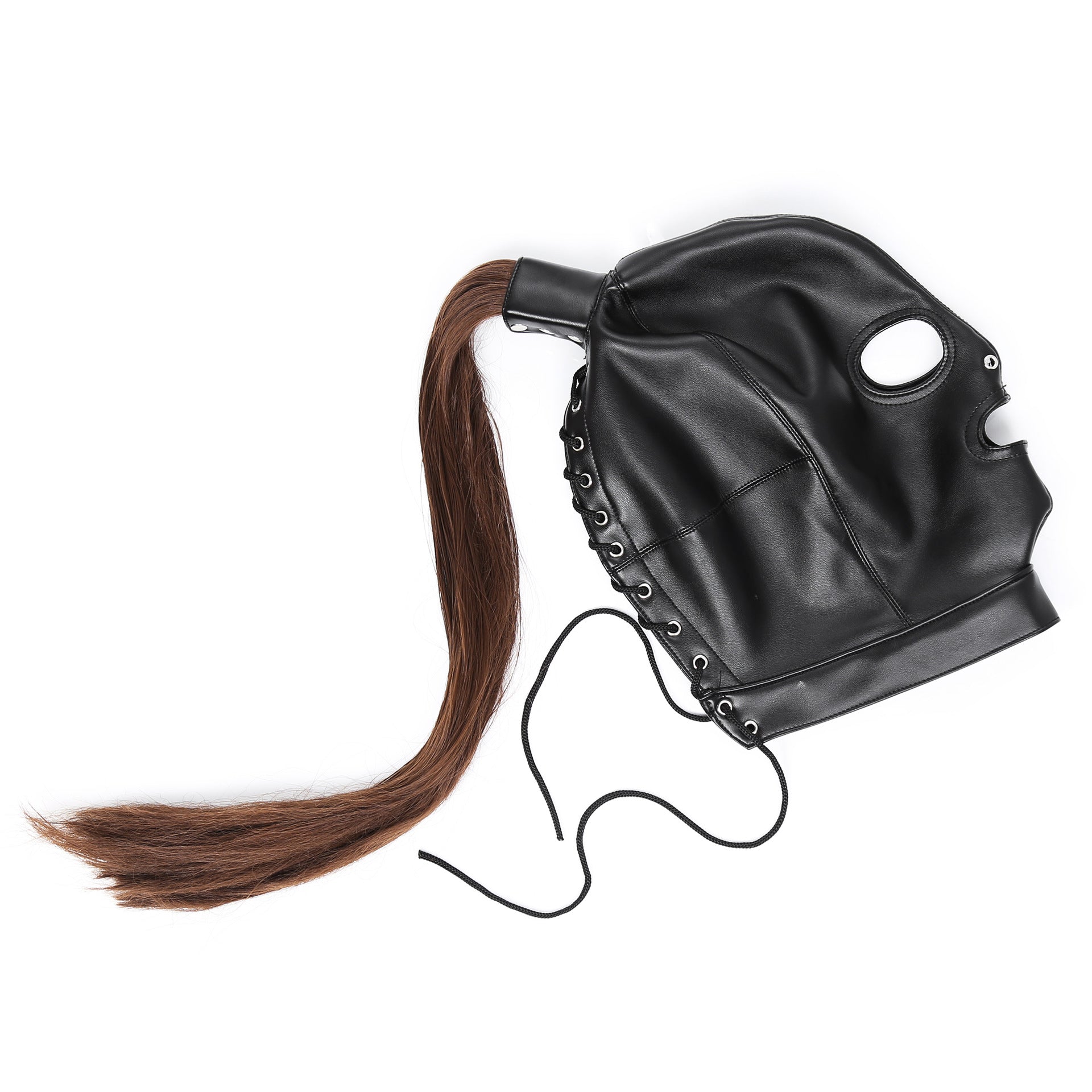 Bondage Hood With Wig - Lovetoys wholesales shop