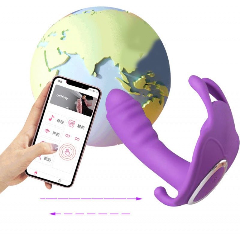 Butterfly Thrusting Strap - on vibrator - Lovetoys wholesales shop